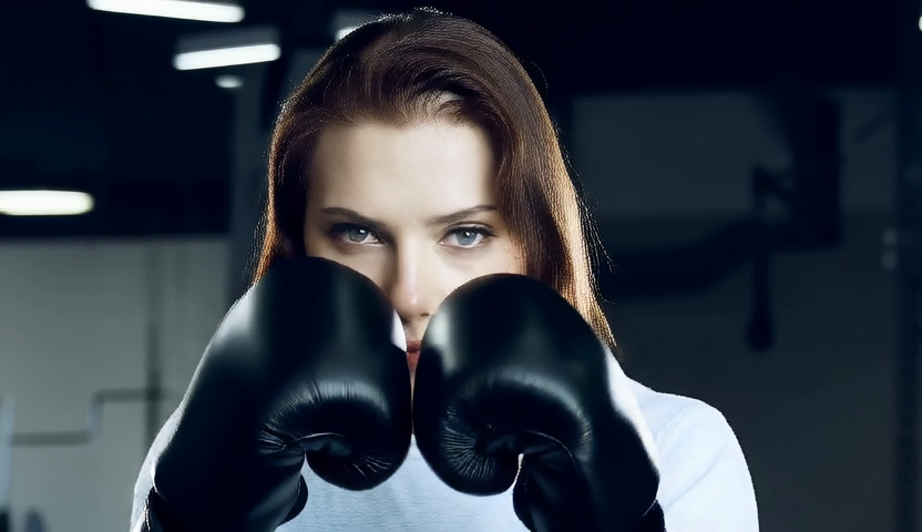Selected boxing frame 1 of 5, showing facial identity through motion and occlusion